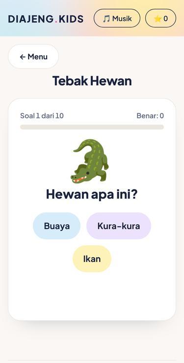 Game Tebak Hewan